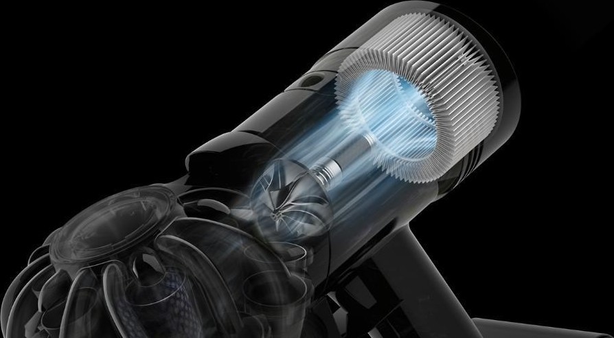 Dyson Car+Boat ruční vysavač, šedá/fialová, výdrž až 50 min, 2 Tier Radial, sací výkon 115 aW, plně utěsněná filtrace