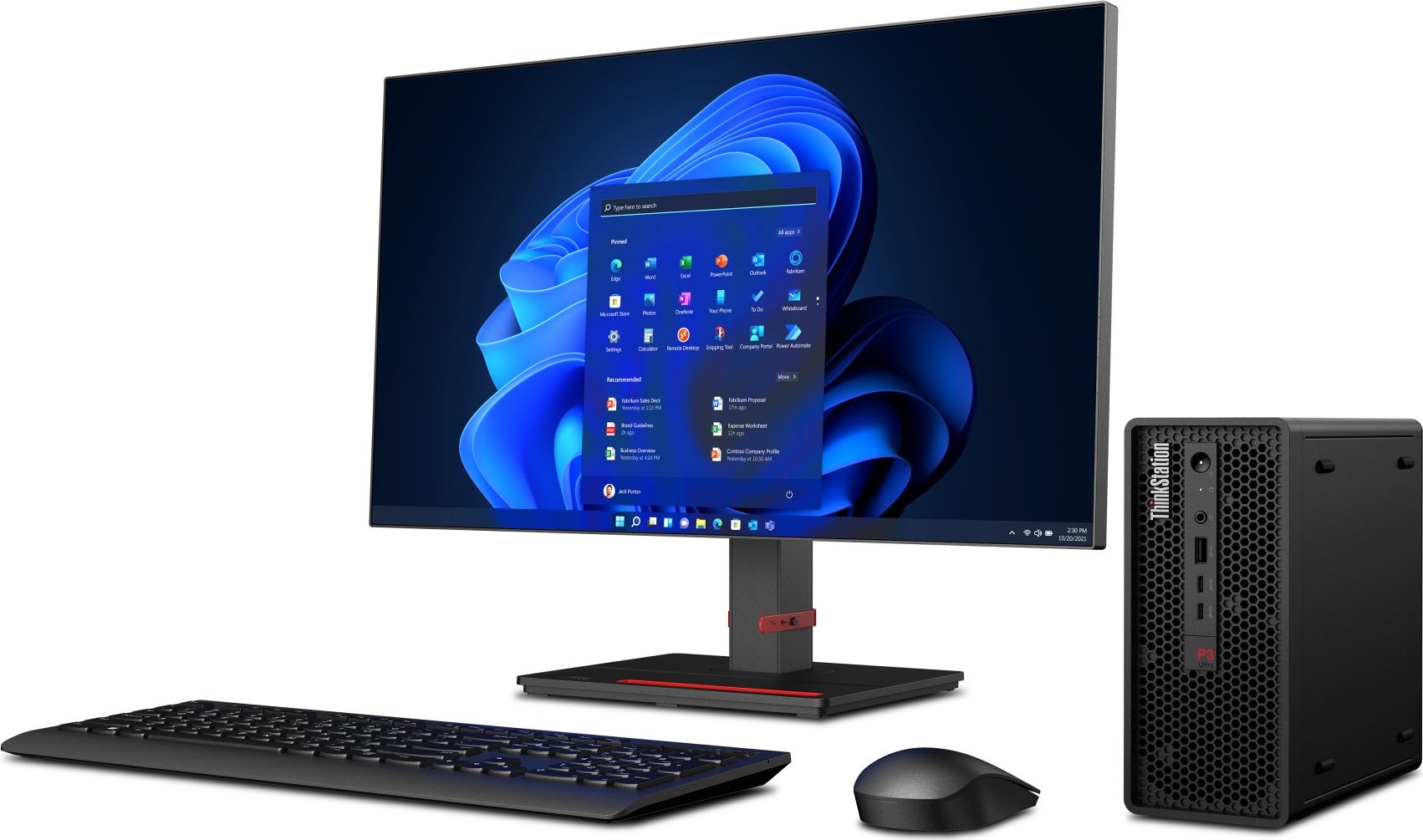 LENOVO PC ThinkStation/Workstation P3 Ultra SFF G2- Ultra 7 265K,32GB,1TSSD,DP,Int. Intel,W11P,1YPremier