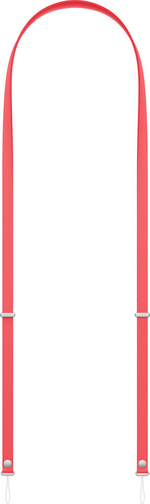Apple Crossbody Strap - Bright Guava