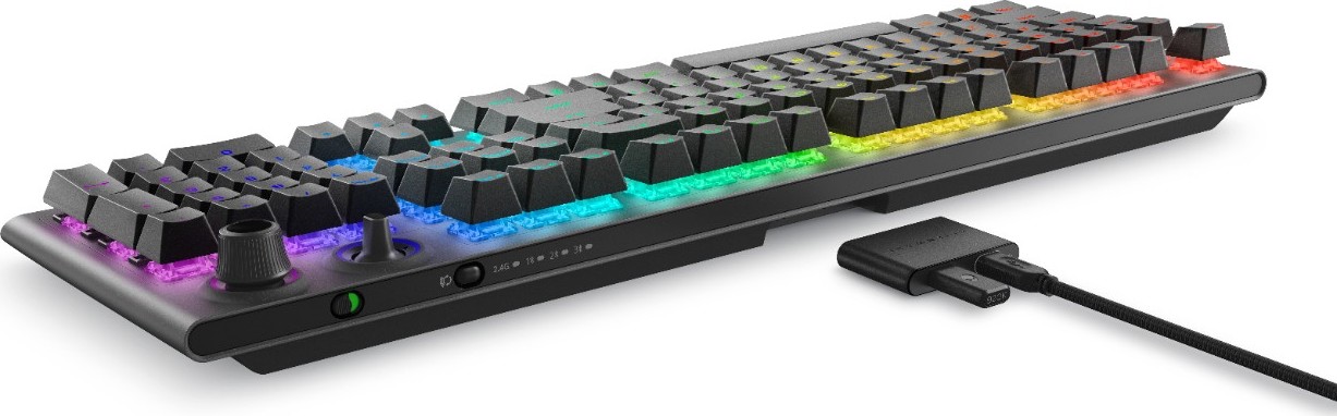 Dell Alienware AW920K/Bezdrátová USB + Bluetooth/Černá