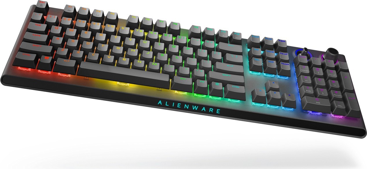 Dell Alienware AW920K/Bezdrátová USB + Bluetooth/Černá