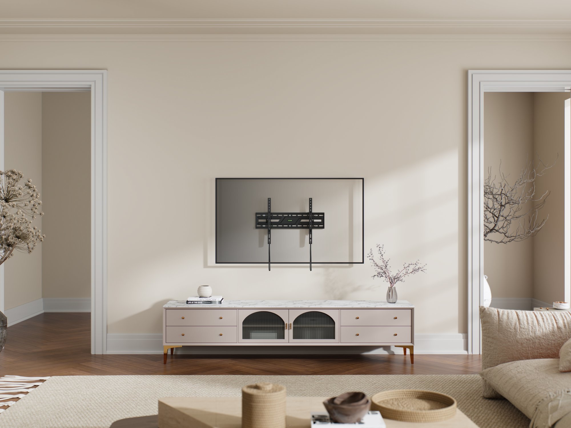 Držák Brateck KL38-46T pro TV 37"-86" 75kg polohovatelný nástěnný