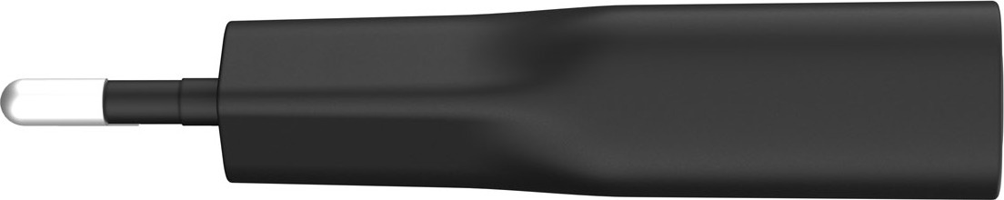 Univerzální USB nabíječka Natec RIBERA GaN SLIM, 20 W, 1X USB-A + 1X USB-C, Černá
