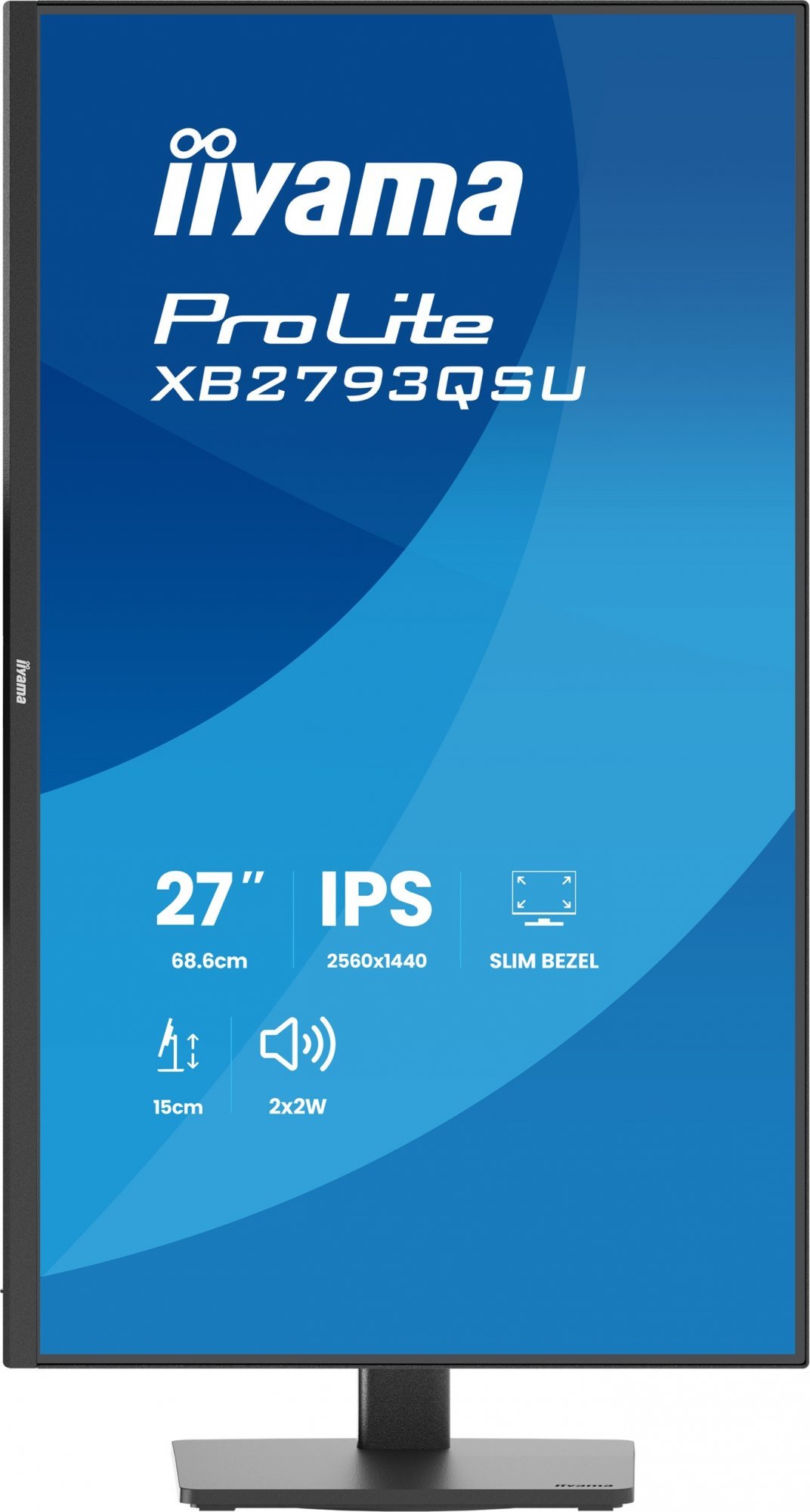 iiyama ProLite/XB2793QSU-B1/27"/IPS/QHD/75Hz/1ms/Černá/3R