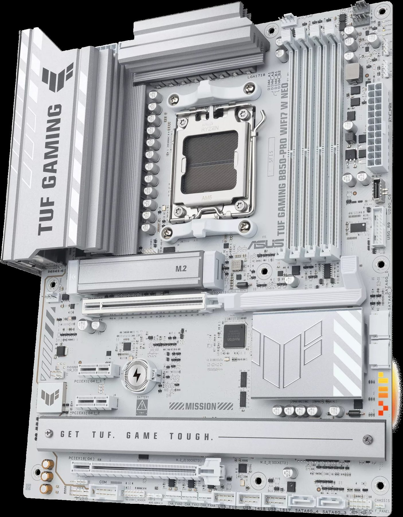ASUS MB Sc AM5 TUF GAMING B850-PRO WIFI7 W NEO, AMD B850, 4xDDR5, 1xHDMI, 1xDP