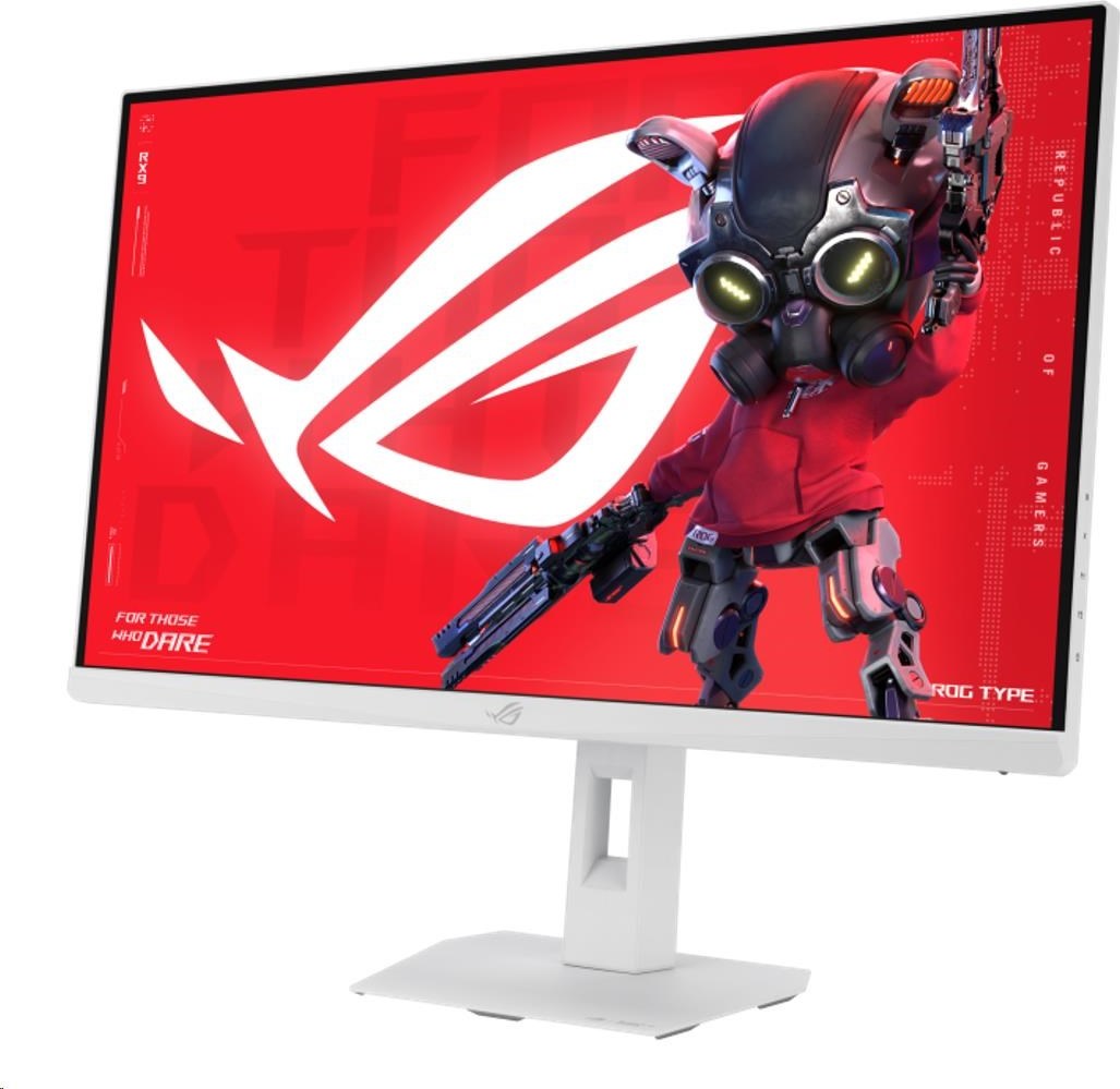 ASUS LCD 27" XG27ACMES-W ROG Strix, 2560x1440, 350nits, 255Hz, 1ms, HDR10, VESA, DP, HDMI, USB-C, White