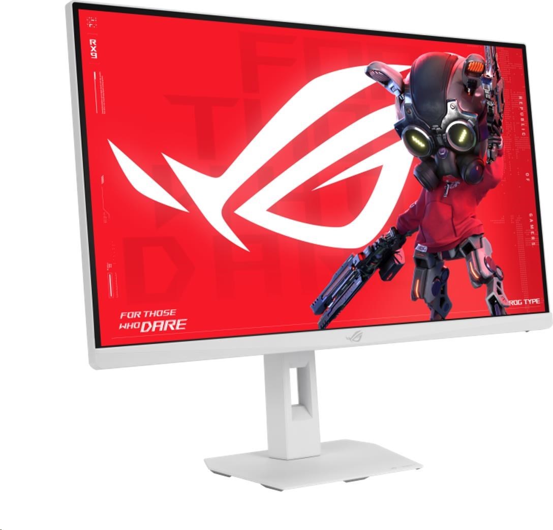 ASUS LCD 27" XG27ACMES-W ROG Strix, 2560x1440, 350nits, 255Hz, 1ms, HDR10, VESA, DP, HDMI, USB-C, White