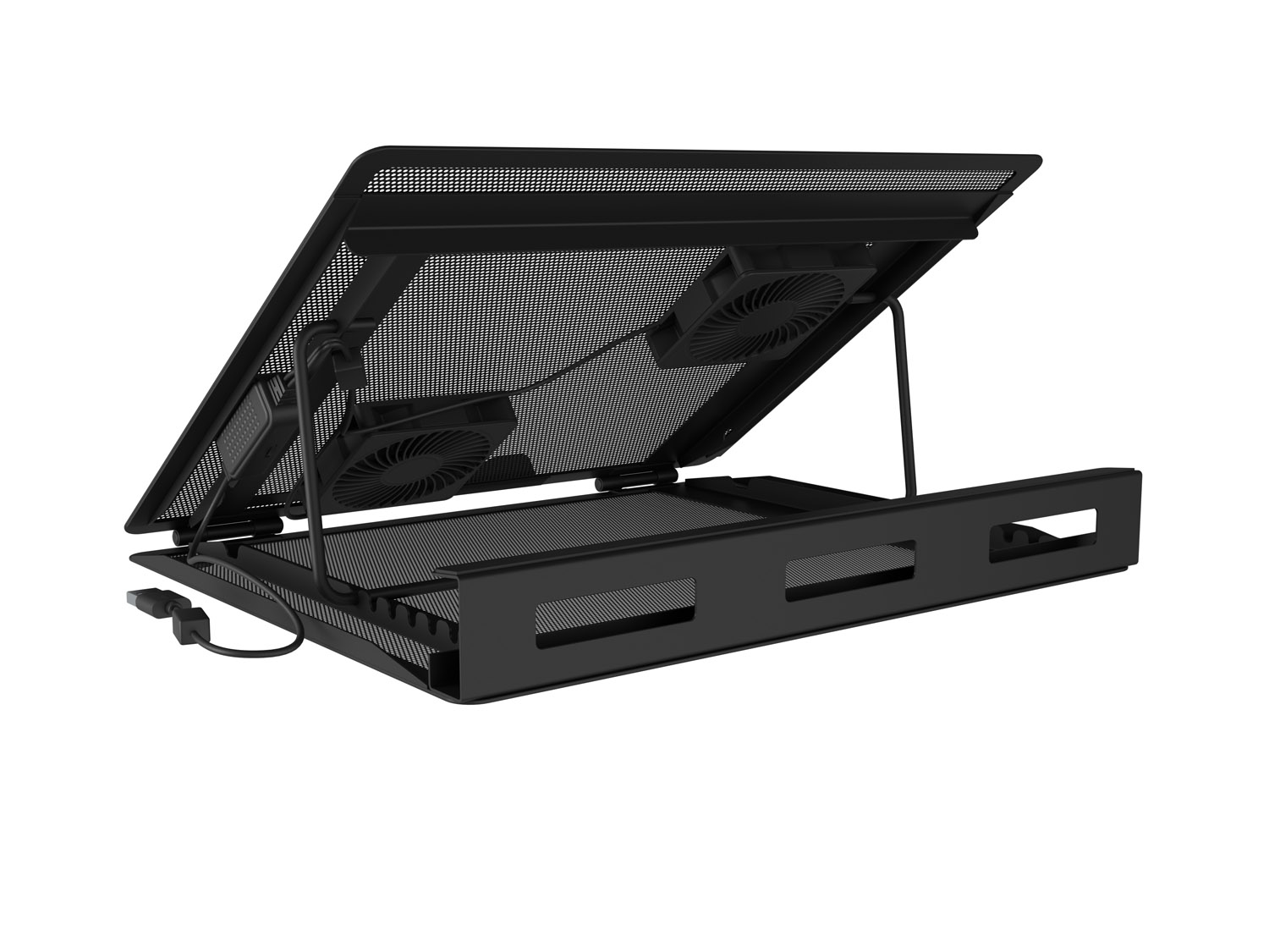 Stojan pod notebook Natec TERN 2 PLUS, 12,1-17,3", 2 ventilátory