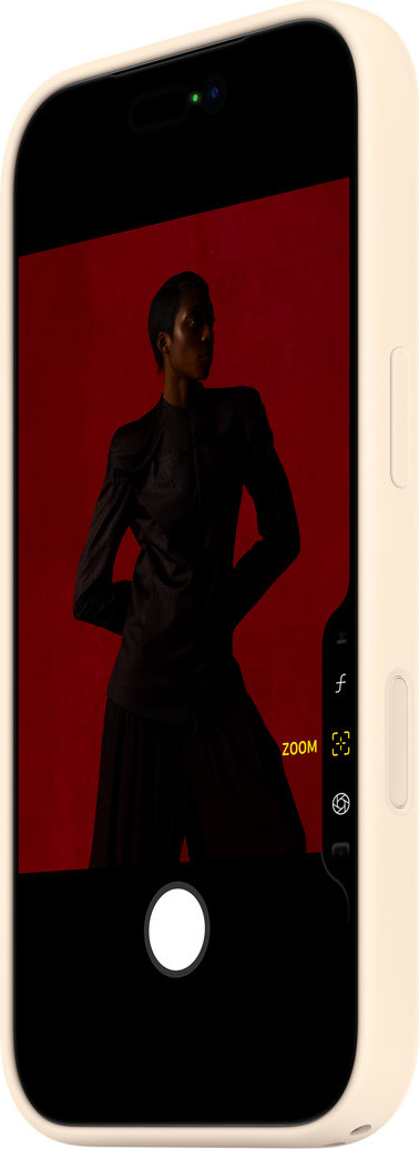 Apple iPhone 17 Pro Silicone Case with MS – Vanilla
