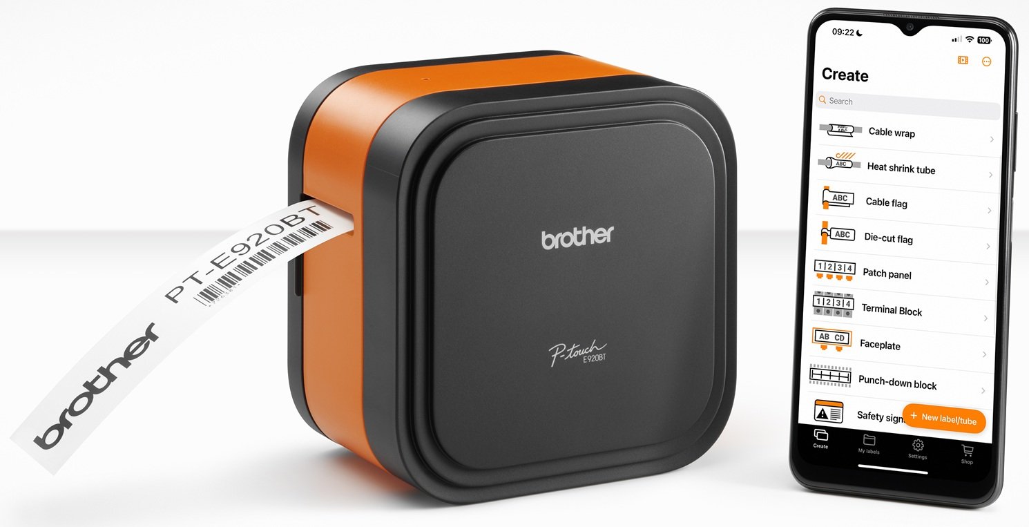 popisovač BROTHER PT-E920BT CUBE Pro