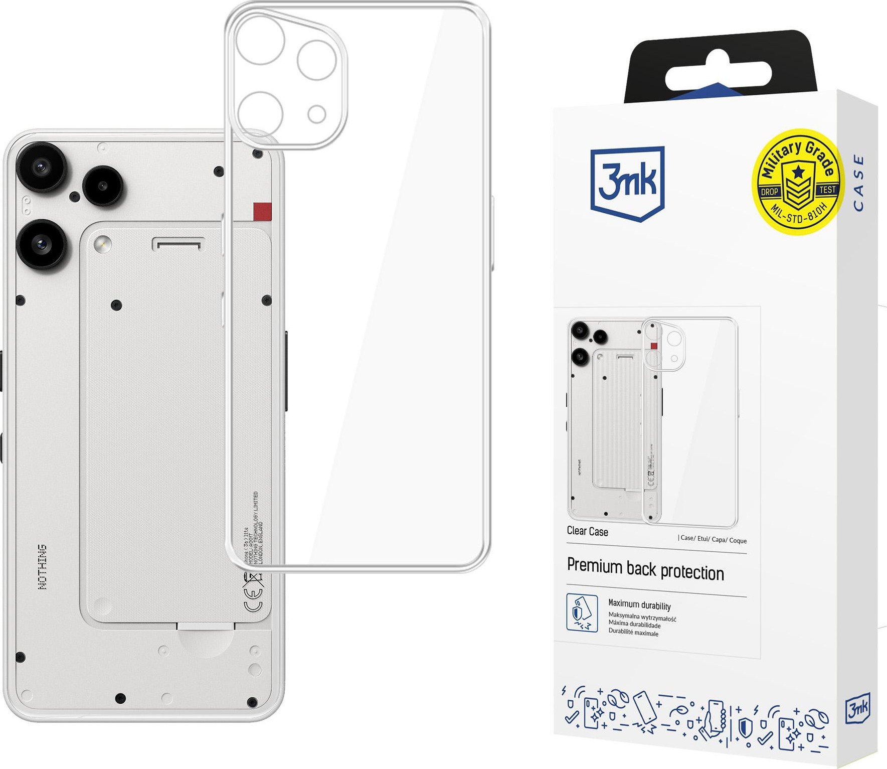 3mk ochranný kryt Clear Case pro Nothing Phone (3a) Lite