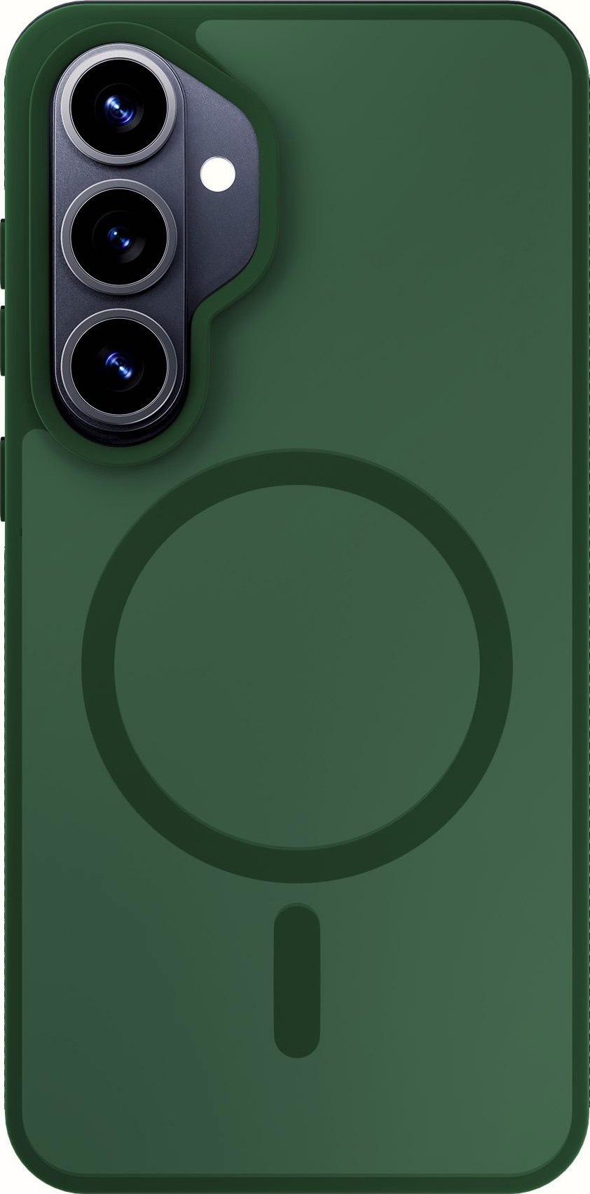 3mk ochranný kryt Smoke MagCase Green pro Samsung Galaxy S26