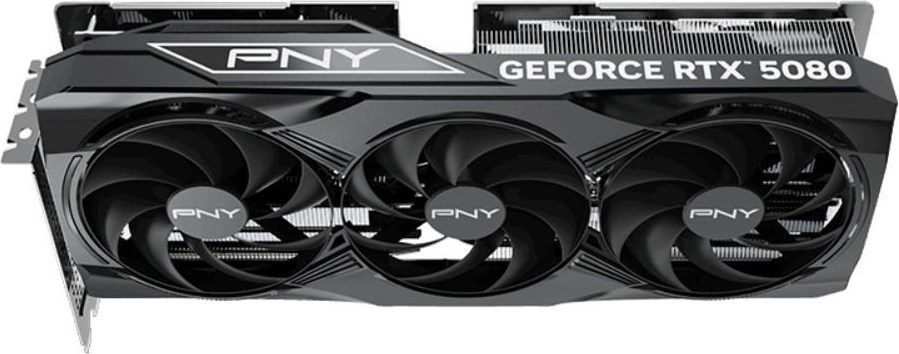 PNY VGA Nvidia GeForce RTX 5080 16GB Triple Fan OC, RTX 5080 OC, 16GB GDDR7, 3xDP, 1xHDMI