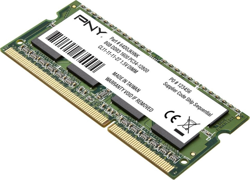 PNY SODIMM DDR3 8GB 1600MHz CL11