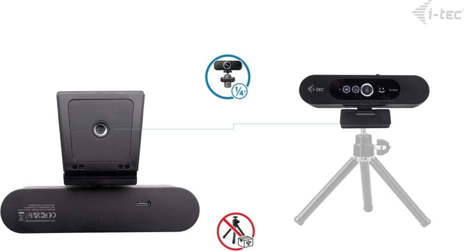 i-tec SOLOMON WH200 2K Webcam with Windows Hello