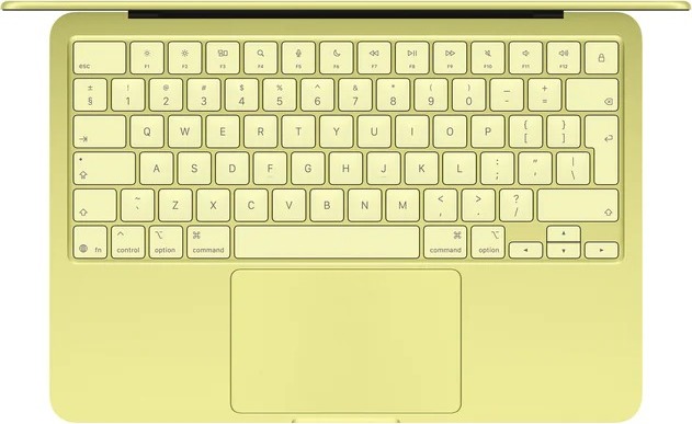 Apple MacBook Neo 13'' A18 Pro chip with 6-core CPU and 5-core GPU, 8GB, 512GB SSD, Touch ID - Citrus