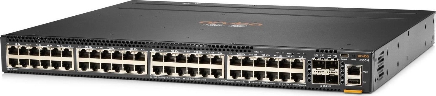 Hewlett Packard Enterprise HPE Aruba Networking CX 6000 48G 4SFP Switch