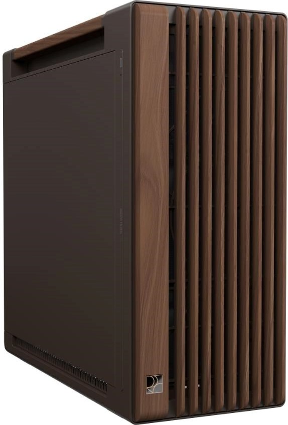 ASUS case PROART PA602 WALNUT WOOD RETRO METAL, Mid Tower, hnědá