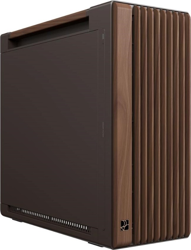 ASUS case PROART PA602 WALNUT WOOD RETRO METAL, Mid Tower, hnědá