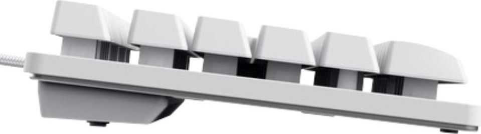 TRUST Klávesnice GXT 833 Thado, Membránová, USB, RGB, bílá