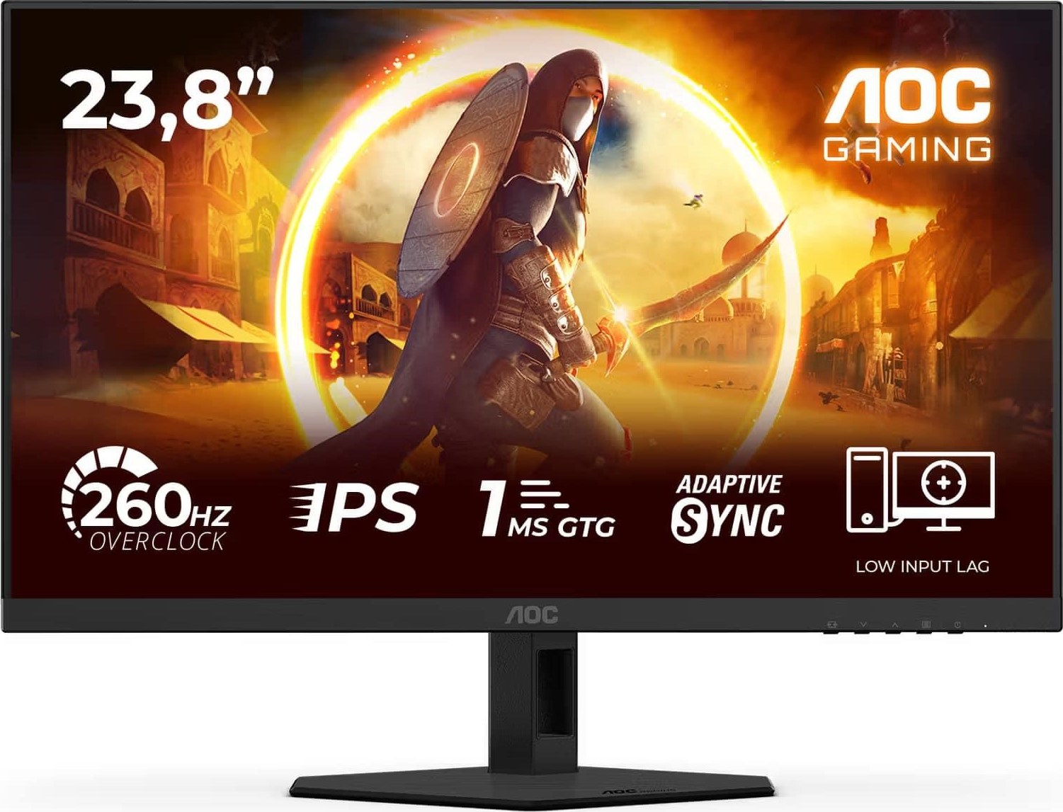 AOC MT IPS LCD WLED 23,8" 24G4ZRE - IPS panel, 1920x1080, 260Hz, HDMI, DP