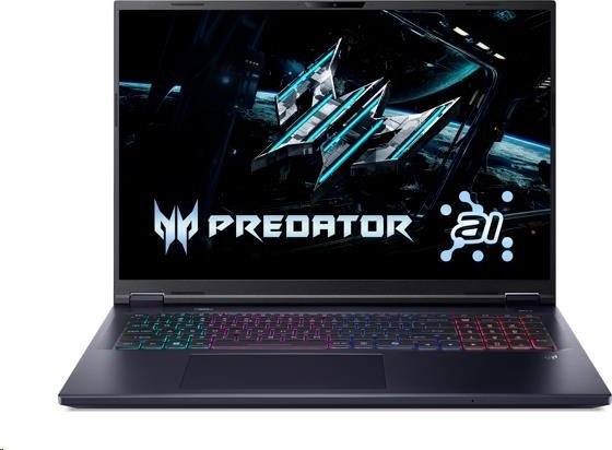 ACER NTB Predator Helios Neo 18 AI (PHN18-72-97RV),Ultra 9 275HX,18"WQXGA,32GB,1TB SSD,RTX 5060,Linux,Black