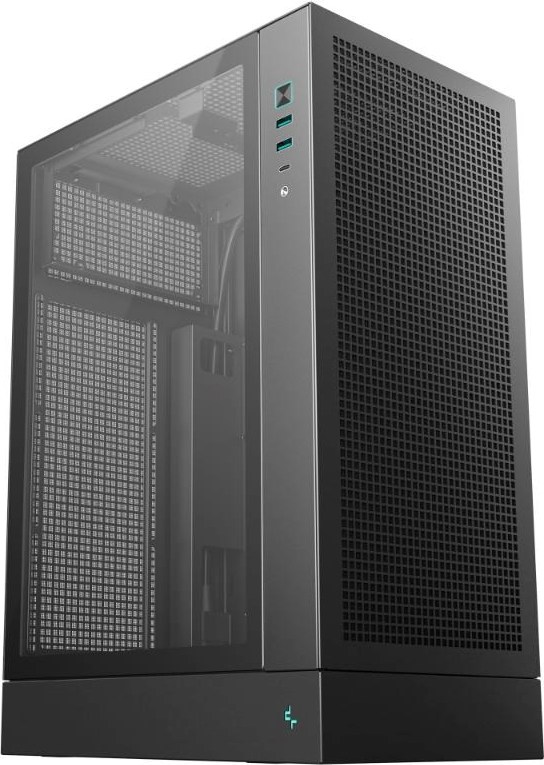 DEEPCOOL Case CH170 PLUS, ATX, Průhledná bočnice, černá