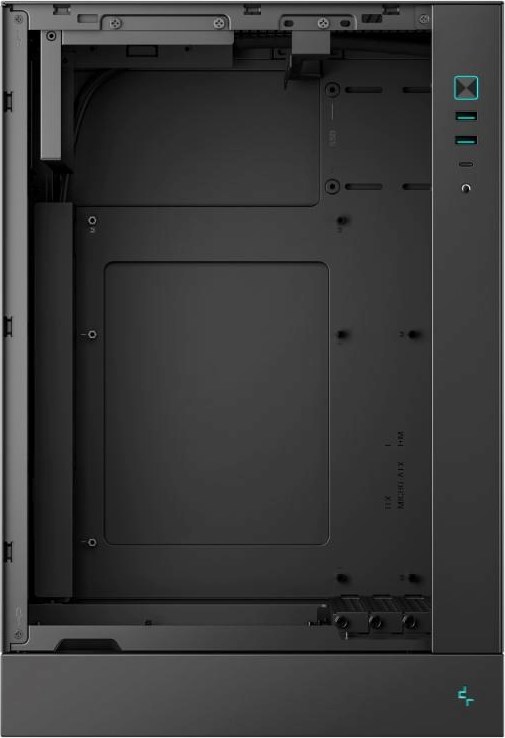 DEEPCOOL Case CH170 PLUS, ATX, Průhledná bočnice, černá