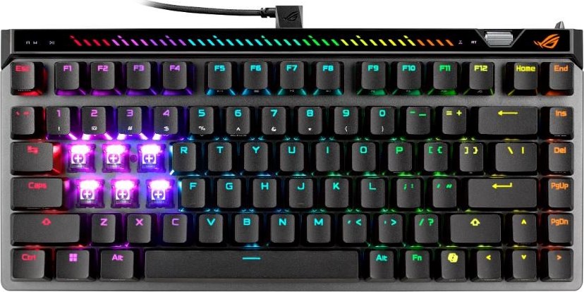 ASUS klávesnice ROG Falchion ACE 75 HE, Mechanická, USB-C, US, černá