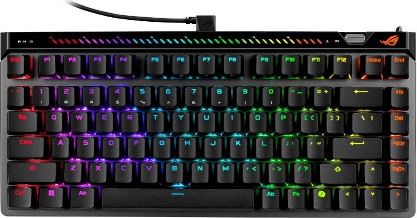 ASUS klávesnice ROG Falchion ACE 75 HE, Mechanická, USB-C, US, černá