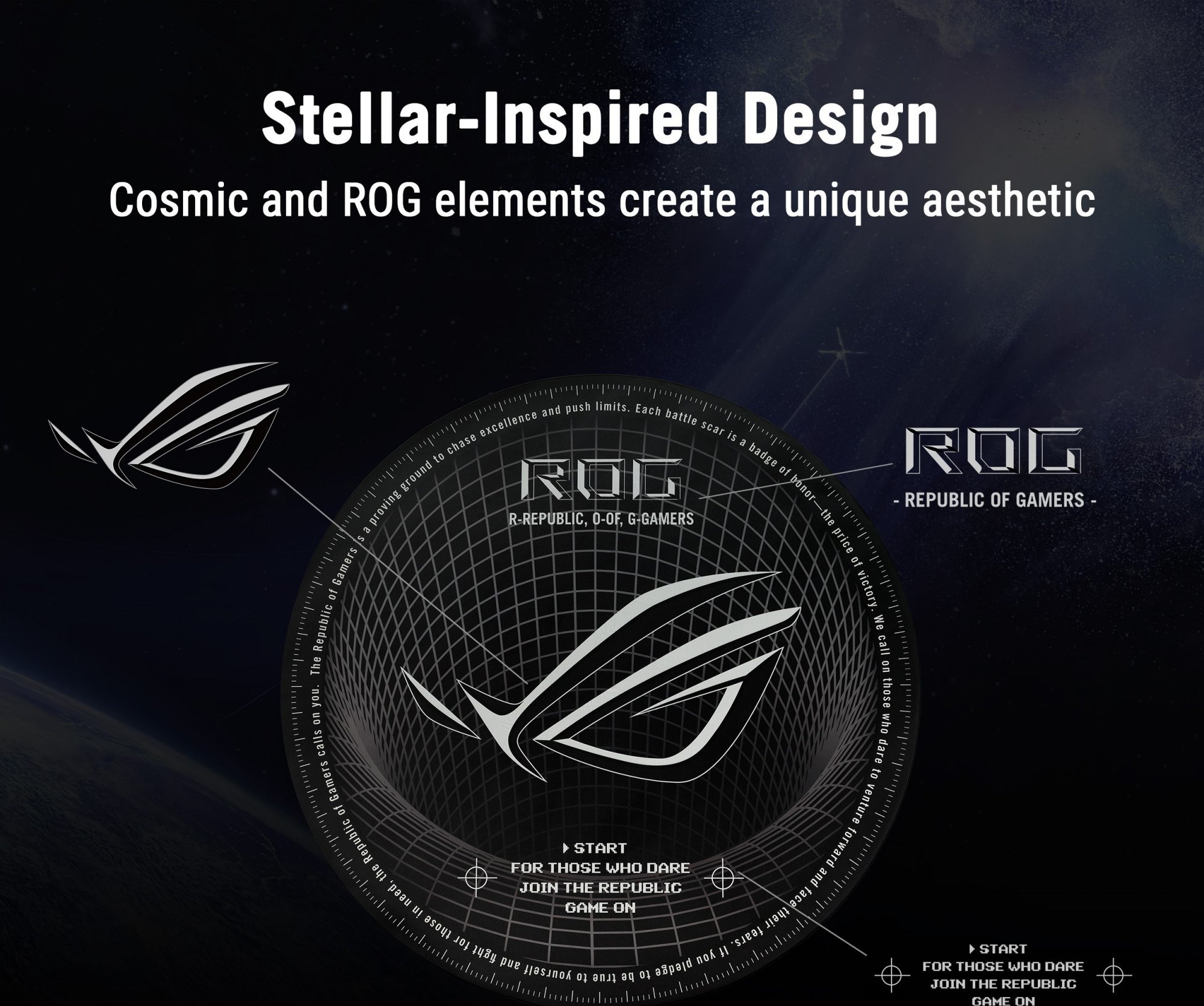 ASUS podložka na zem ROG Cosmic Mat II