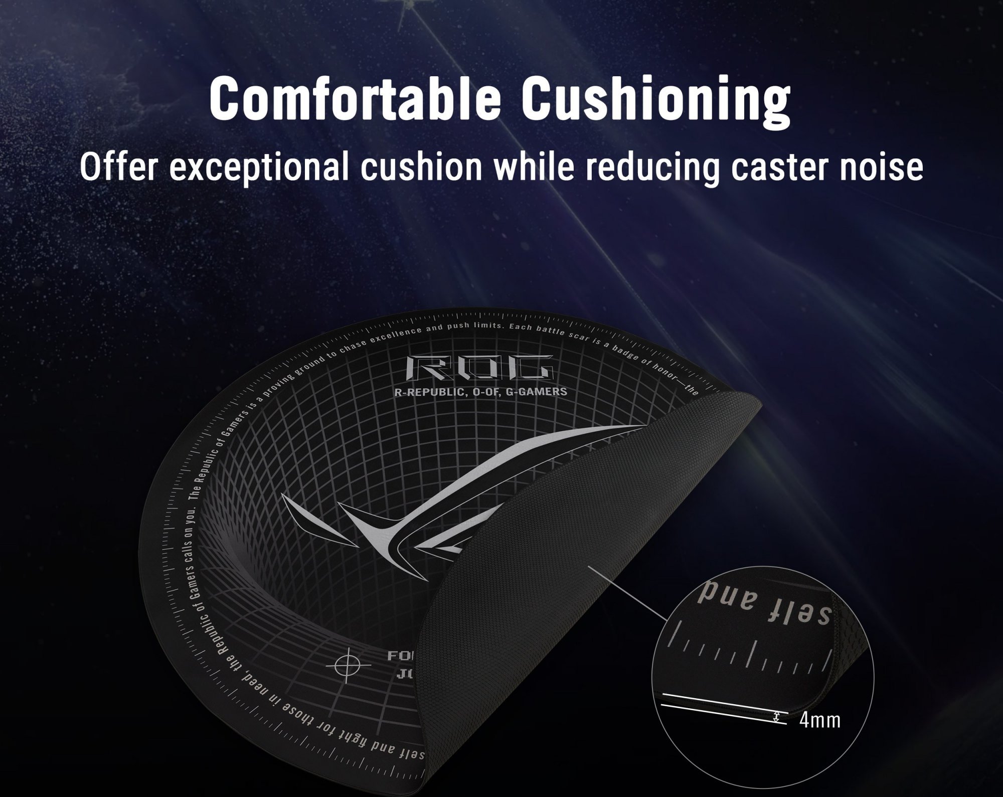 ASUS podložka na zem ROG Cosmic Mat II