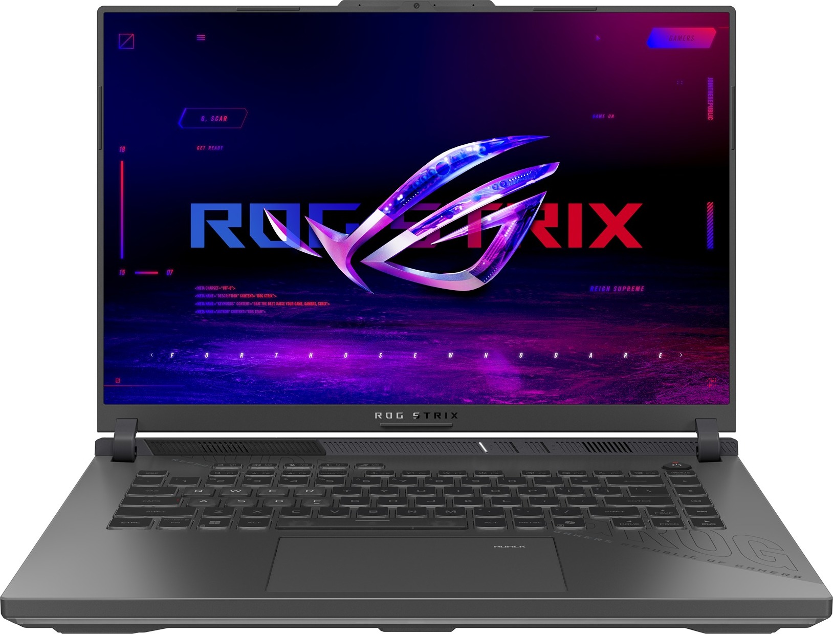 ASUS ROG Strix G16/G614PW-RV035/R9-8940HX/16"/WUXGA/32GB/1TB/RTX 5080/bez OS/Gray/2R