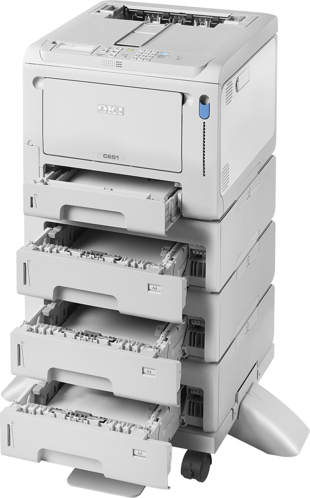 Oki C651dn A4 35/35 ppm 1200x1200 dpi, PCL, USB, LAN, Duplex, 1GB RAM