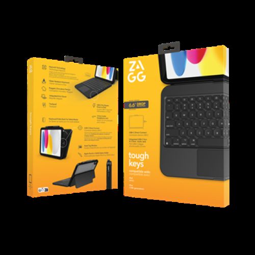 ER Keyboard Tough Keys Apple iPad 10th Gen Black UK