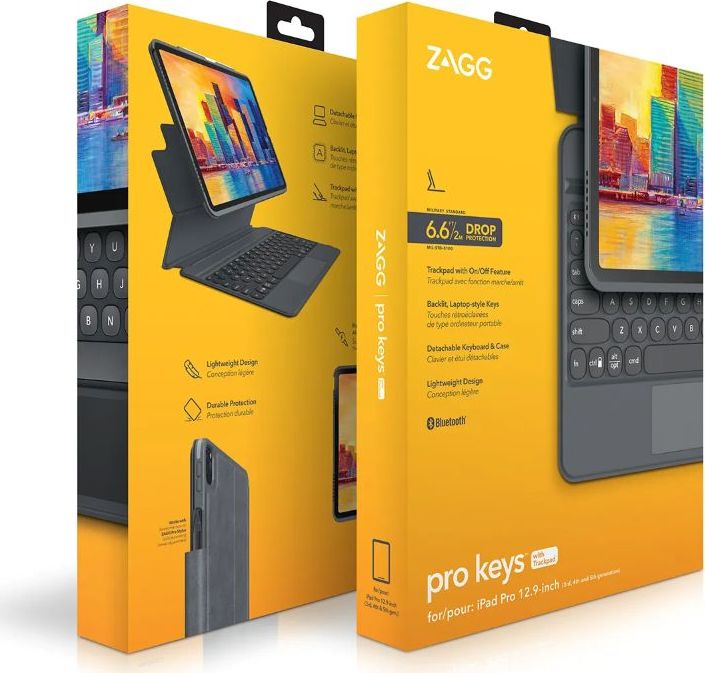 ER Pro Keys+trackpad iPad 12.9 (21/22)/Air 13"čern EN