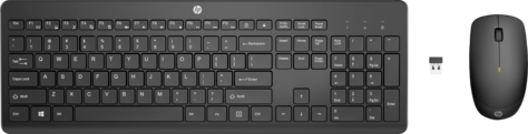 HP 230 Bezdrátová klávesnice a myš GER