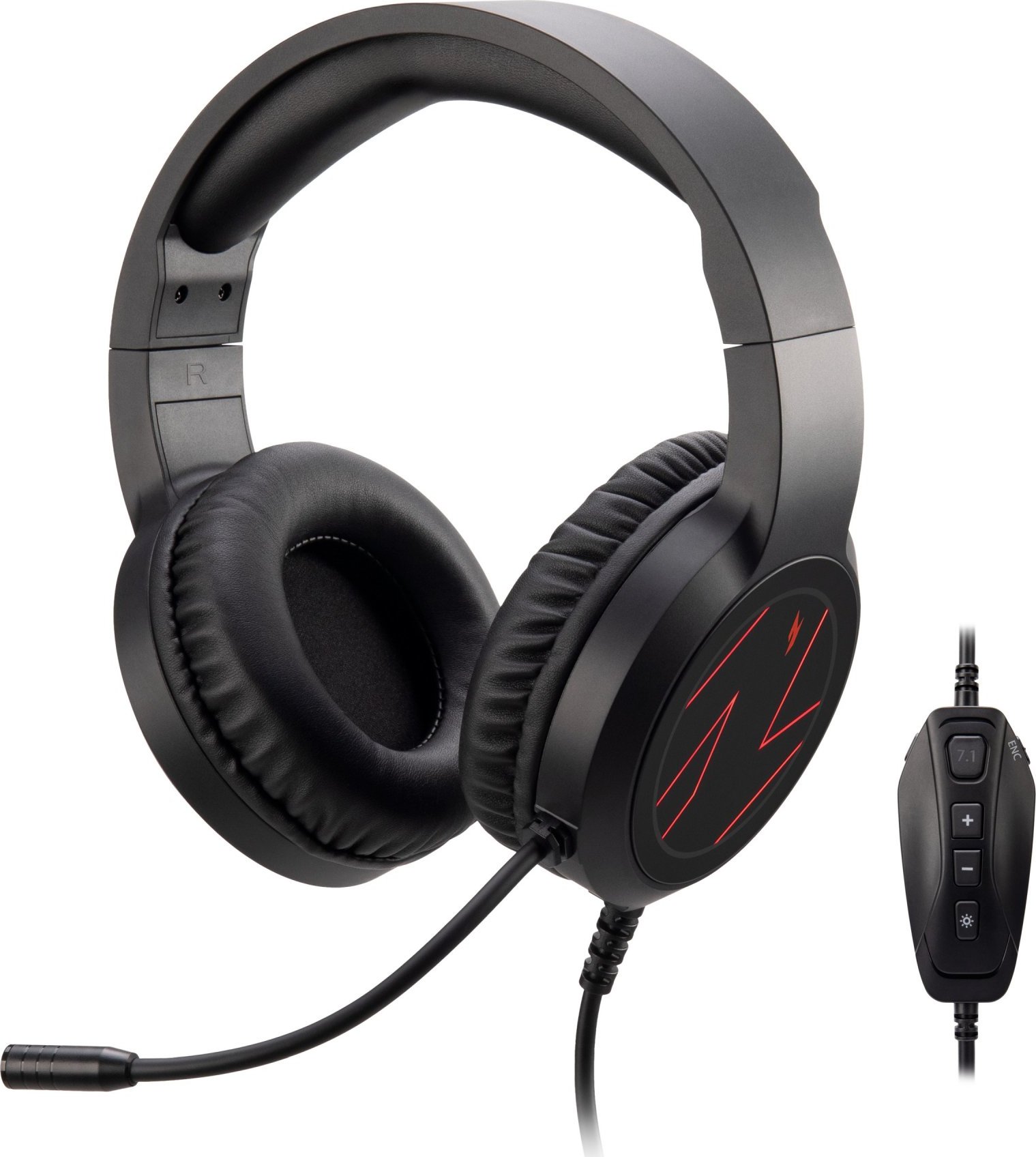 Acer sluchátka NITRO GAMING HEADSET 310 (NHW310),herní,audio kontrol box,20KHz,ENC,Black
