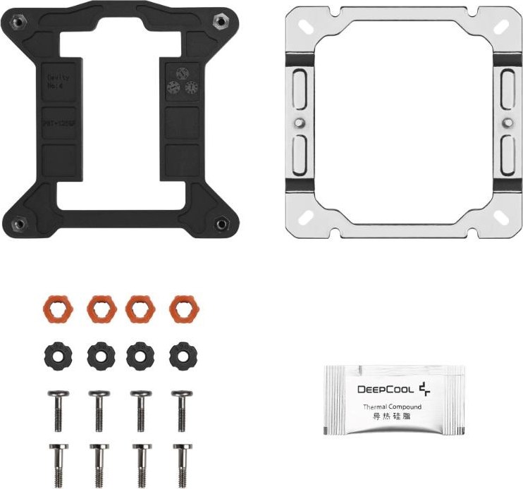 DEEPCOOL CPU Chladič AG400 G2, 1x120mm, LGA1851, AM5, černá