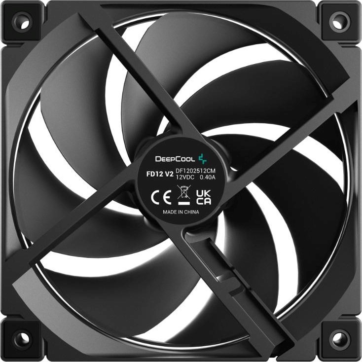 DEEPCOOL Ventilátor FD12 V2 3v1, 3x120mm, černá
