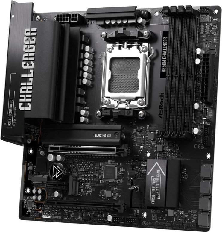 ASRock MB Sc AM5 B850M Challenger, AMD B850, 4xDDR5, 1xHDMI, mATX