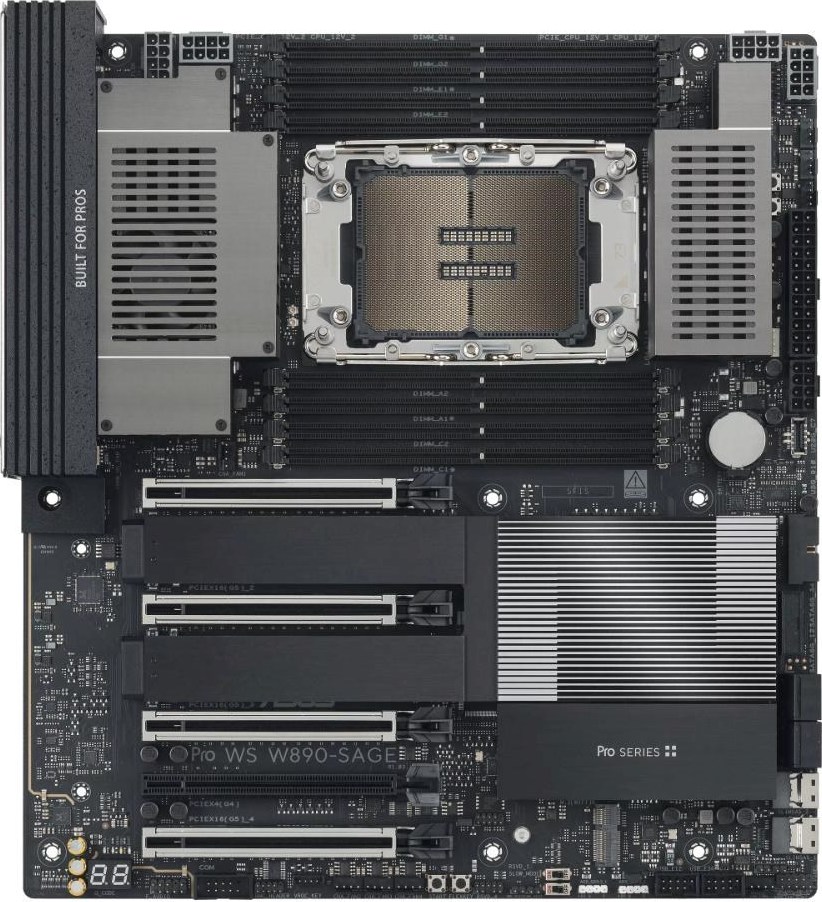 ASUS MB PRO WS W890-SAGE, Intel W890, 8xDDR5, 2xUSB-C, CEB