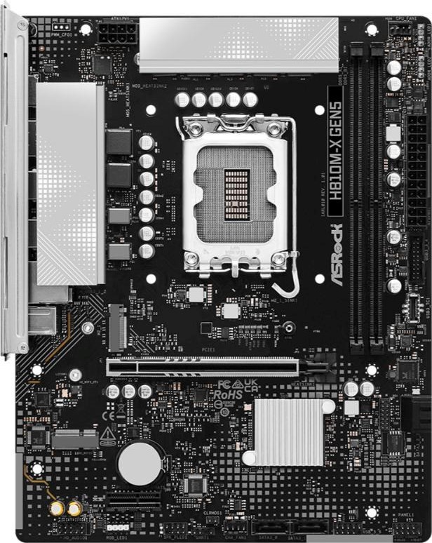 ASRock MB Sc LGA1851 H810M-X Gen5, Intel H810, 2xDDR5, 1xDP, 1xHDMI, mATX