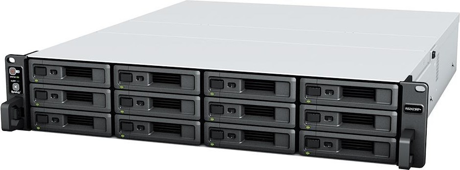 Synology RS2423RP+II RackStation (4C/Ryzen V1780B/3,35-3,6GHz/8GBRAM/12xSATA/2xUSB3.2/1xminiSAS/2xGbE/1x10GbE/1xPCIe/RP)