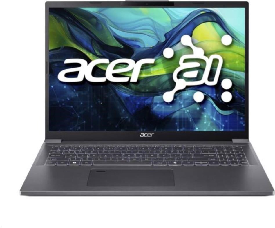 ACER NTB Aspire 16 (A16-71M-56X9),Ultra 5 125H,16" 1920x1200,16GB,512GB SSD,Arc,Linux,Steel Gray