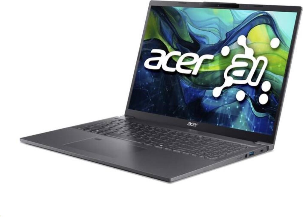 ACER NTB Aspire 16 (A16-71M-54XS),Ultra 5 125H,16" 1920x1200,16GB,1TB SSD,Arc,W11 Home,Steel Gray