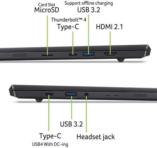 ACER NTB Predator Triton 14 AI (PT14-52T-95Z0),Ultra 9 288V,14.5"WQXGA+,32GB,2TB SSD,RTX 5070,W11P,Black