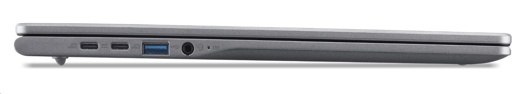 ACER NTB Chromebook Plus 516 (CB516-1HT-38ND),Core 3 100U,16"WUXGA,8GB,256GB SSD,Intel,Chrome OS,Gray