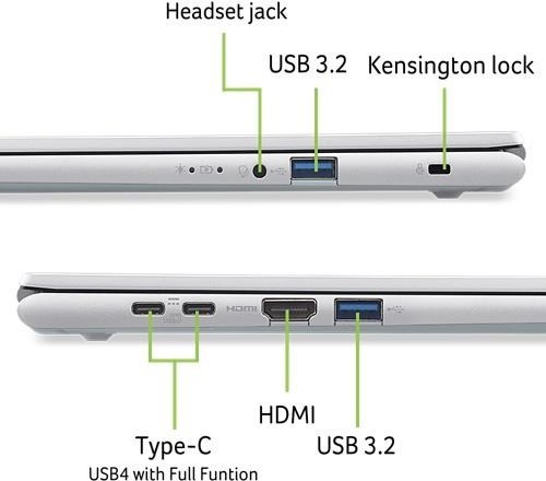 ACER NTB Aspire Go 16 (AG16-71P-75ZZ),Core 7 150U,16" WUXGA,32GB,1TB SSD,Intel,W11 Home,Pure Silver