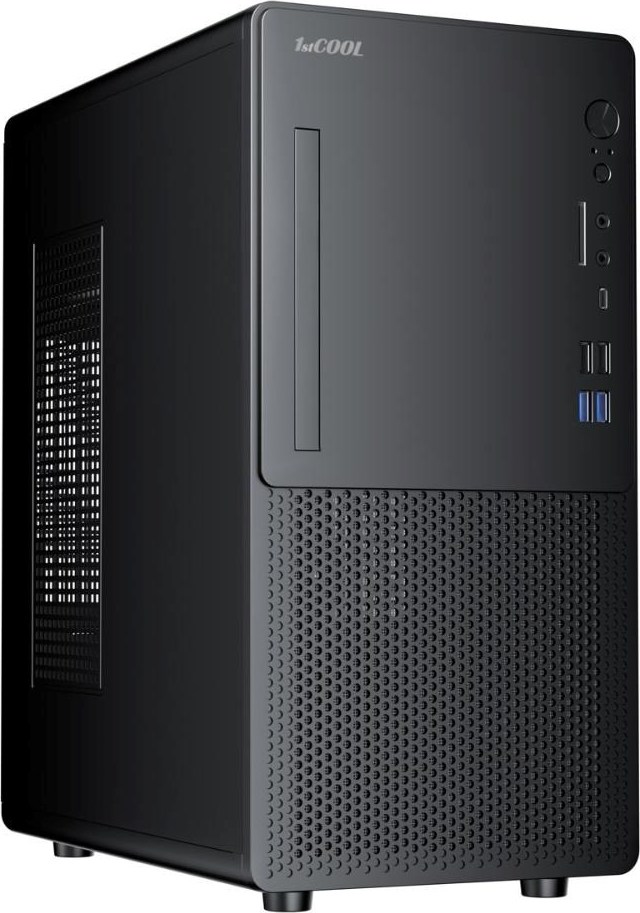 1stCOOL skříň STEP Premium 2 ver.1, micro tower, AU, USB 3.0, bez zdroje, černá